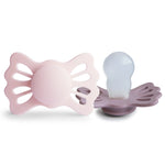 Mushie Frigg Lucky Symmetrical Silicone Pacifier 2 Pack for 6 to 18 Months - Baby & Toddler > Baby Health > Pacifiers & Teethers SILICONE FRIGG PACIFIERS