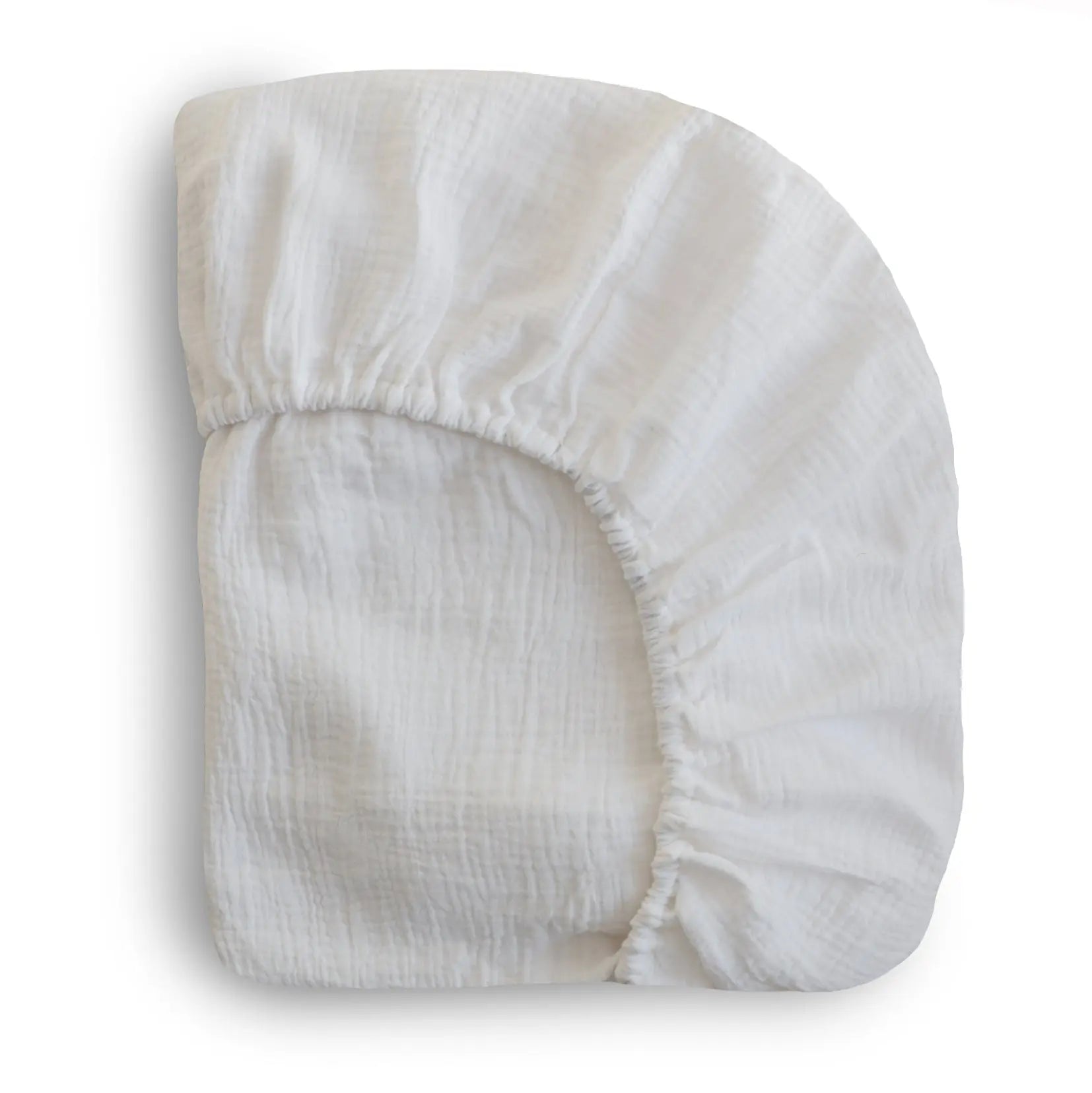 Mushie Extra Soft Muslin Crib Sheet for Baby 100% Cotton Breathable and Cozy - Home & Garden > Linens & Bedding > Bedding crib sheets