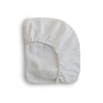 Mushie Mini Muslin Crib Sheet 100 Percent Cotton Extra Soft Breathable Fabric - Home & Garden > Linens & Bedding > Bedding mini crib sheet