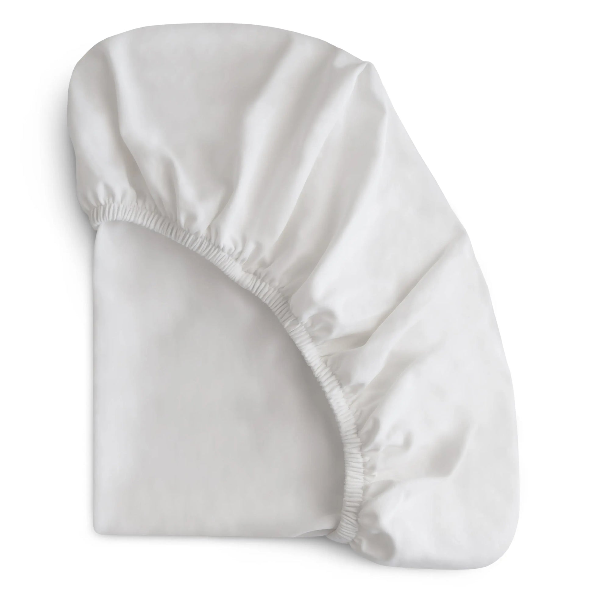 Stretchy Organic Cotton Bassinet Sheet for Babies with Fully Elastic Edges Mushie