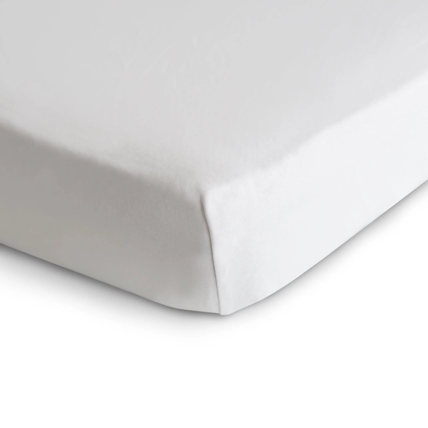 Stretchy Organic Cotton Crib Sheet Soft Breathable Pre-Washed with Elastic Edges Mushie
