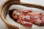 Three Little Tots Wild Child Knotted Newborn Baby Gown - 