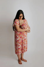 Three Little Tots Wild Child Knotted Newborn Baby Gown - 