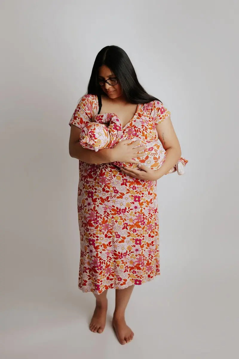 Three Little Tots Wild Child Labor and Delivery Nursing Hospital Gown - 