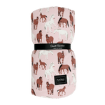 Wild Horses Cloud Blanket For Nursery And Baby Gift Sweet Bamboo Everetts Place: Online Boutique