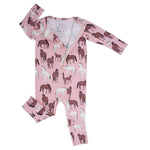 Wild Horses Convertible Romper Soft Silky Fabric For Babies Sweet Bamboo Everetts Place: Online Boutique