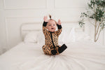 Dreamlet Wild Love Convertible Zip Footies for Babies 12 to 18M - Apparel & Accessories > Clothing > Baby & Toddler Clothing > Baby & Toddler Sleepwear Convertible Zip Footies