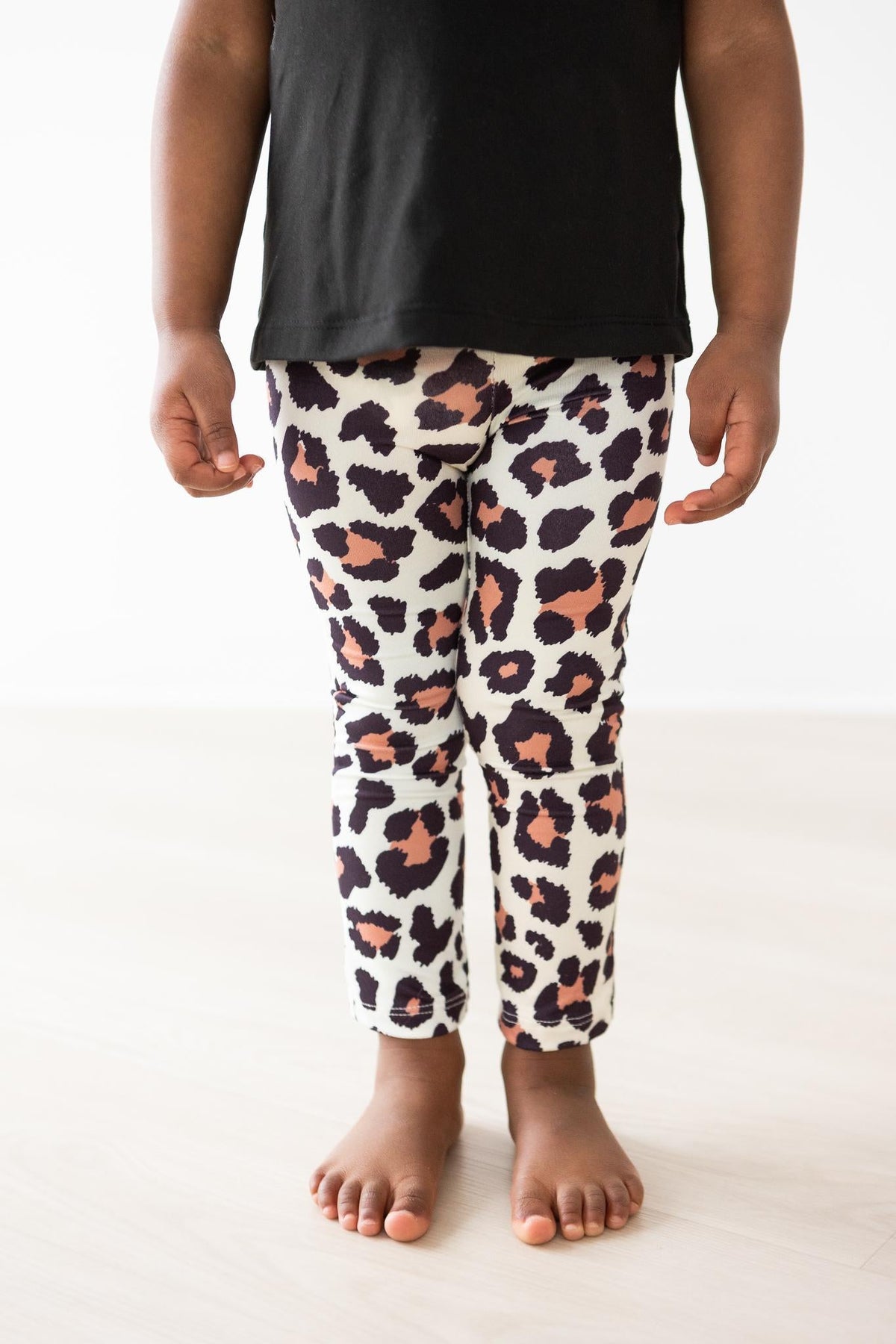 Mila & Rose Wild One Leggings, organic baby and toddler pants.