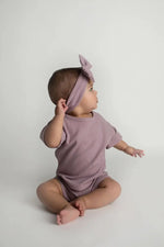 Three Little Tots Wild Orchid Waffle Headband - 