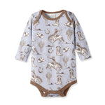 Tesa Babe Wild Wrangler/Blue Western Cowboy Bamboo Baby Boy Bodysuit - 
