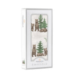 Wilderness Bear Bamboo Swaddle by Newcastle Classics
