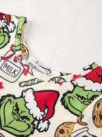 Rylee Faith Designs Winter Christmas Character Cookie Print Girls Dress - Apparel & Accessories > Clothing > Dresses Dress