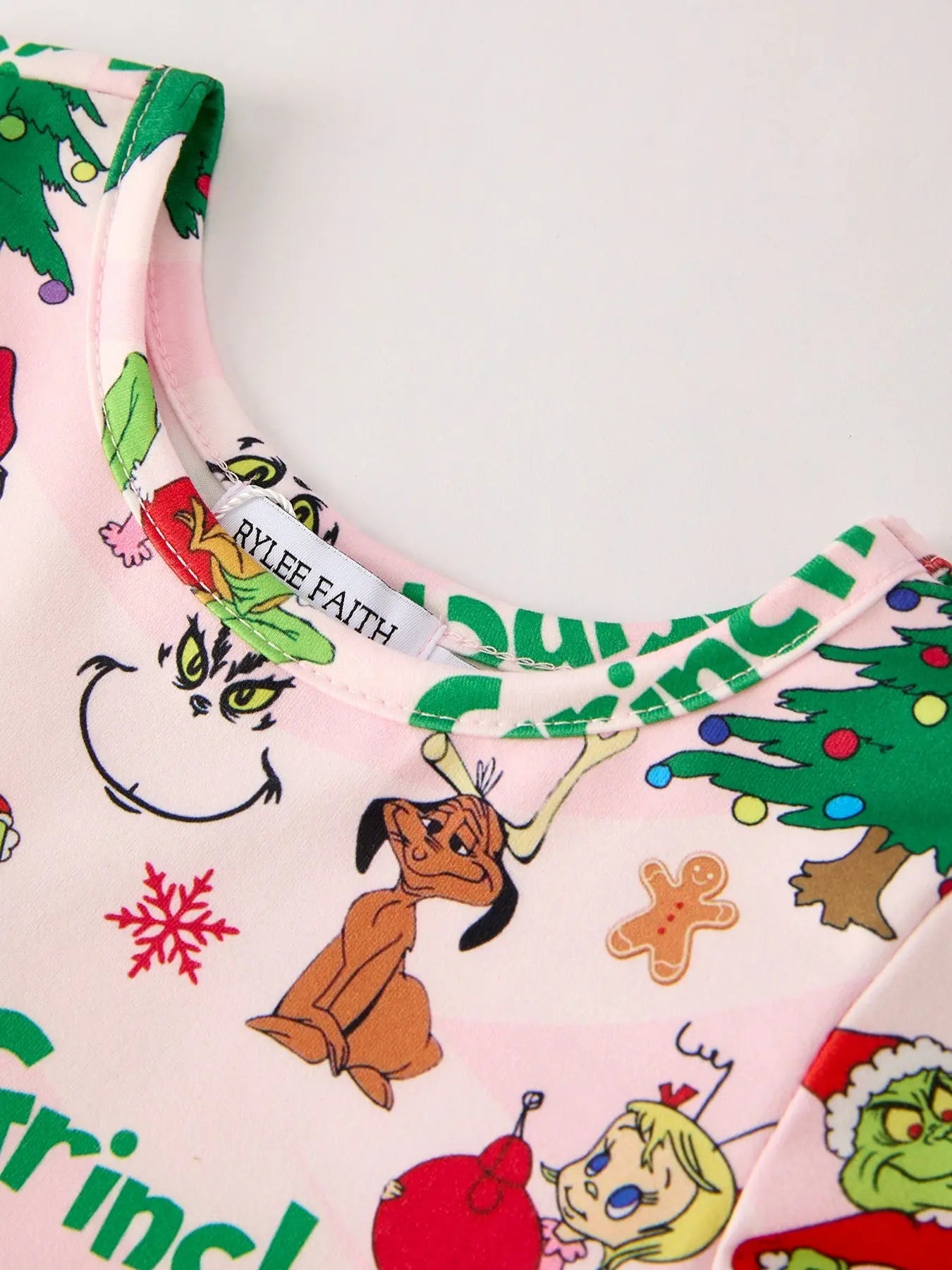 Winter Christmas Character Print Girls Dress Rylee Faith Designs Everetts Place: Online Boutique