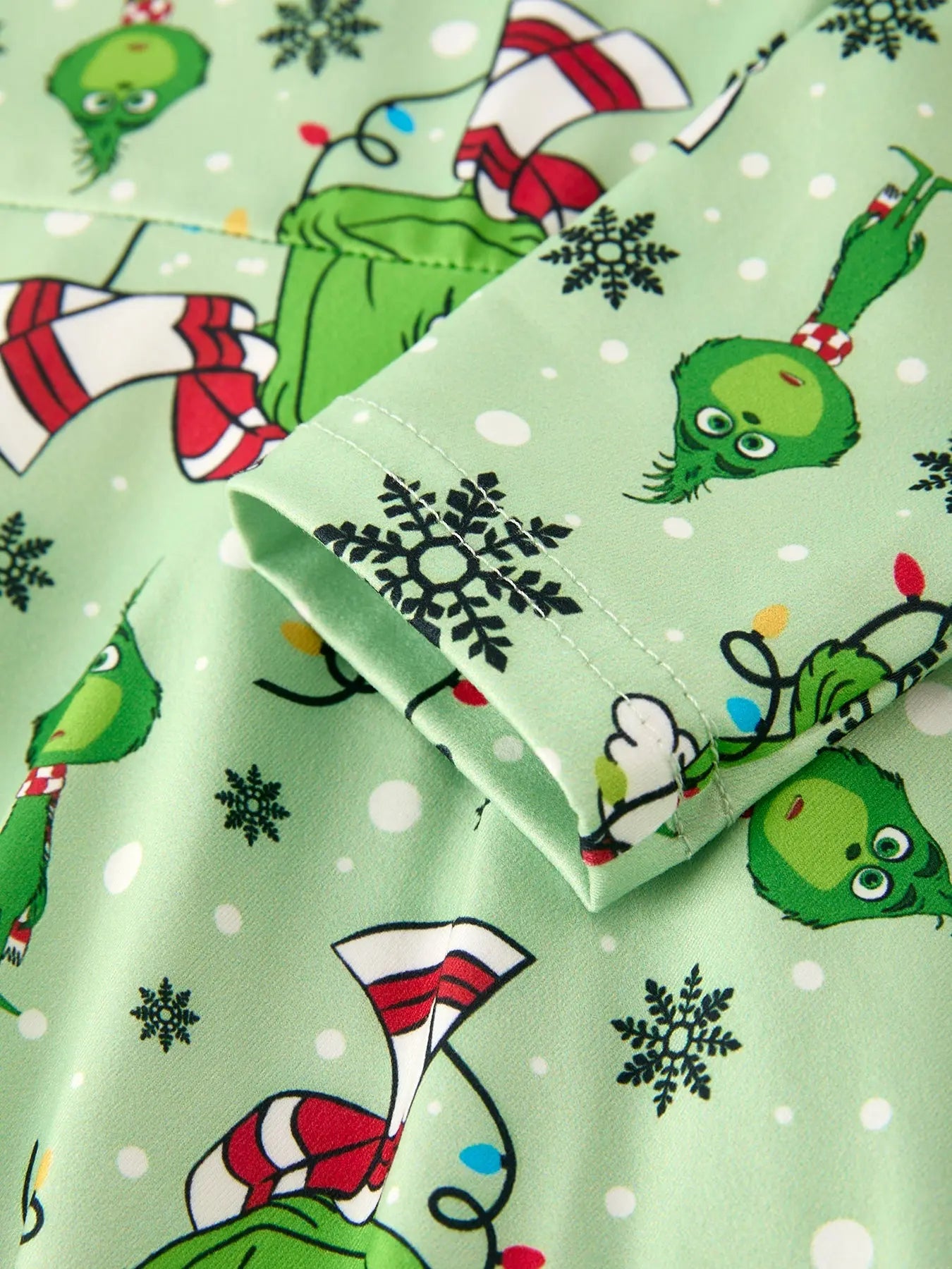 Winter Christmas Character Print Green Girls Dress Rylee Faith Designs Everetts Place: Online Boutique