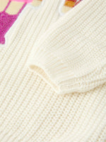 Winter Christmas Girls Sequins Pullover Sweater Cozy Rylee Faith Designs Everetts Place: Online Boutique