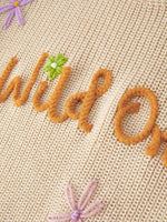 Winter Christmas Girls 'wild One' Pullover Sweater Rylee Faith Designs Everetts Place Boutique