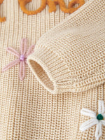Winter Christmas Girls 'wild One' Pullover Sweater Rylee Faith Designs Everetts Place Boutique