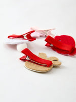 Winter Christmas Hair Clips For Girls 1.8 Inch Sparkle Rylee Faith Designs Everetts Place: Online Boutique