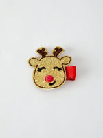 Winter Christmas Hair Clips For Girls 1.8 Inch Sparkle Rylee Faith Designs Everetts Place: Online Boutique 3.99