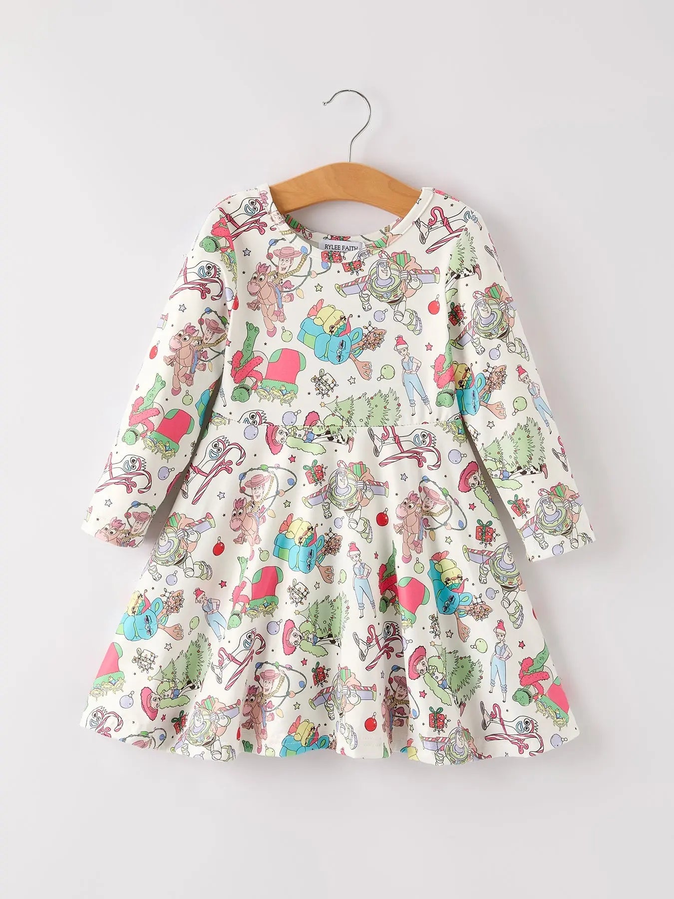 Winter Christmas Nutcracker Print Girls Dress Rylee Faith Designs Everetts Place: Online Boutique