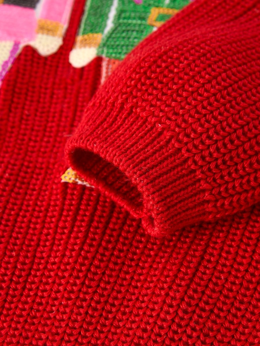 Winter Christmas Nutcracker Sequined Pullover Sweater Rylee Faith Designs Everetts Place: Online Boutique