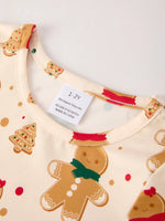 Rylee Faith Designs Winter Christmas Print Girls Dress Set Two Pieces - Apparel & Accessories > Clothing > Baby & Toddler Clothing > Baby & Toddler Outfits Dress