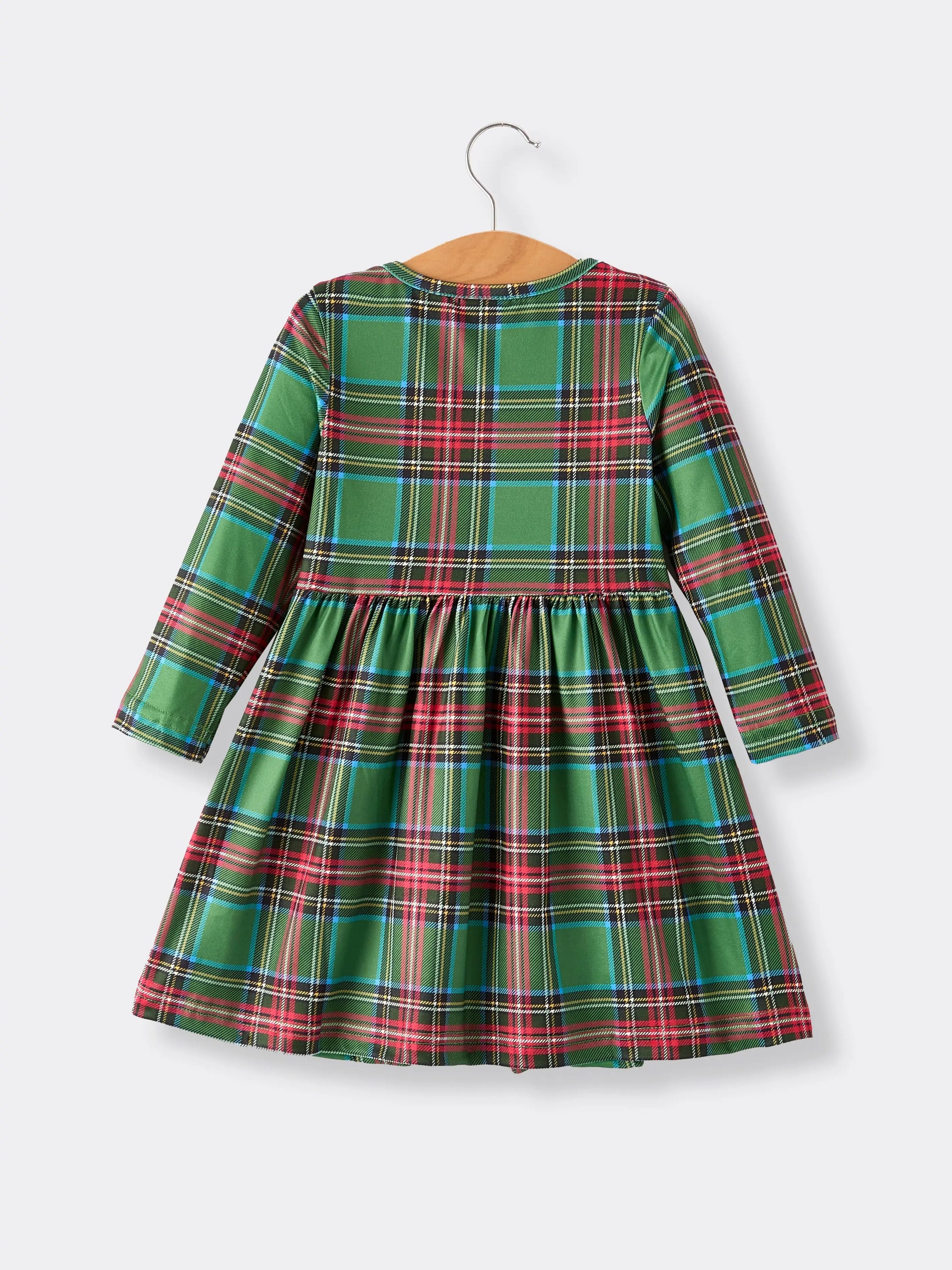 Winter Christmas Print Holiday Casual Girls Dress Rylee Faith Designs Everetts Place: Online Boutique