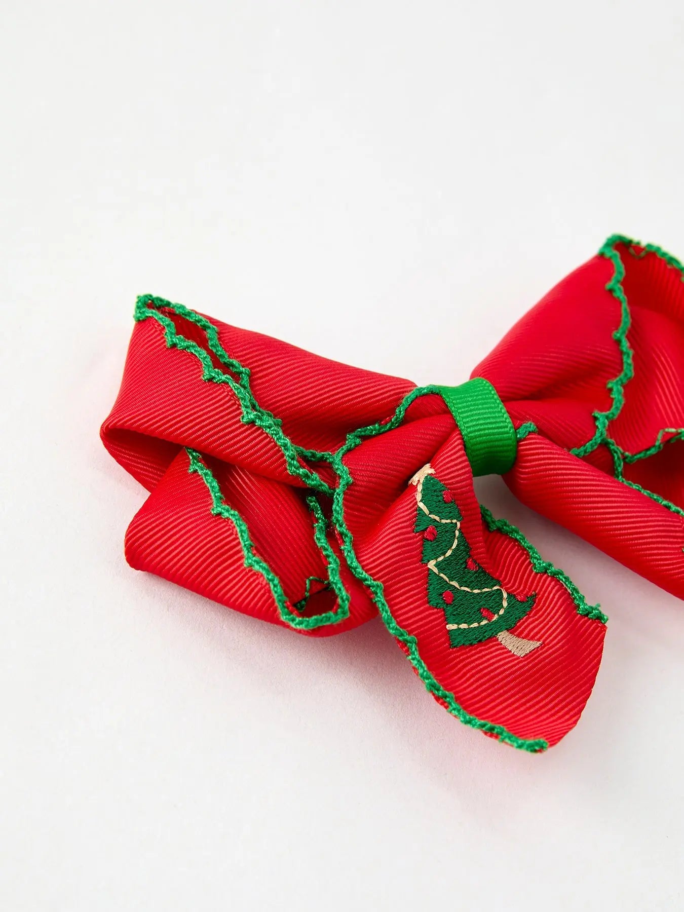 Winter Christmas Tree Hair Clip 4.7 Inch Rylee Faith Designs Everetts Place: Online Boutique