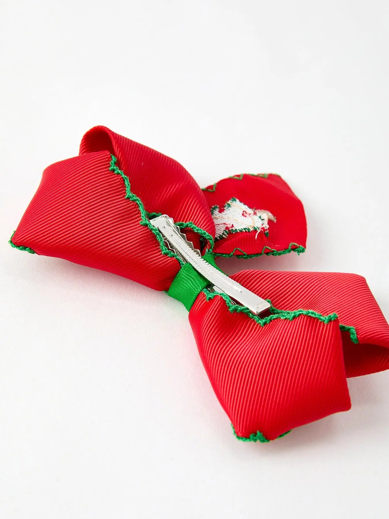 Winter Christmas Tree Hair Clip 4.7 Inch Rylee Faith Designs Everetts Place: Online Boutique