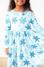Winter Wonderland Long Sleeve Pocket Twirl Dress Girls Mila & Rose ® Everetts Place: Online Boutique