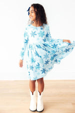 Winter Wonderland Long Sleeve Pocket Twirl Dress Girls Mila & Rose ® Everetts Place: Online Boutique