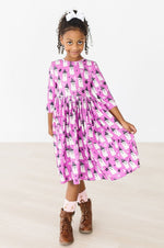 Witches Boo Halloween Twirl Dress With Pocket For Toddlers - Everetts Place Boutique - Twirl Pocket Dress 3/4