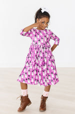 Witches Boo Halloween Twirl Dress With Pocket For Toddlers - Everetts Place Boutique - Twirl Pocket Dress 3/4