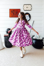 Witches Boo Halloween Twirl Dress With Pocket For Toddlers - Everetts Place Boutique - Twirl Pocket Dress 3/4