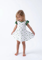 Bubble Baby Wolf | Flutter Bodysuit Dress - 