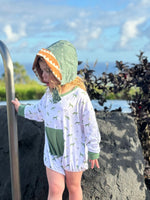 Wolf | Long Sleeve Bubble Romper - People in nature, Hood, Baby & Toddler Clothing, Child, Person | Everetts Place