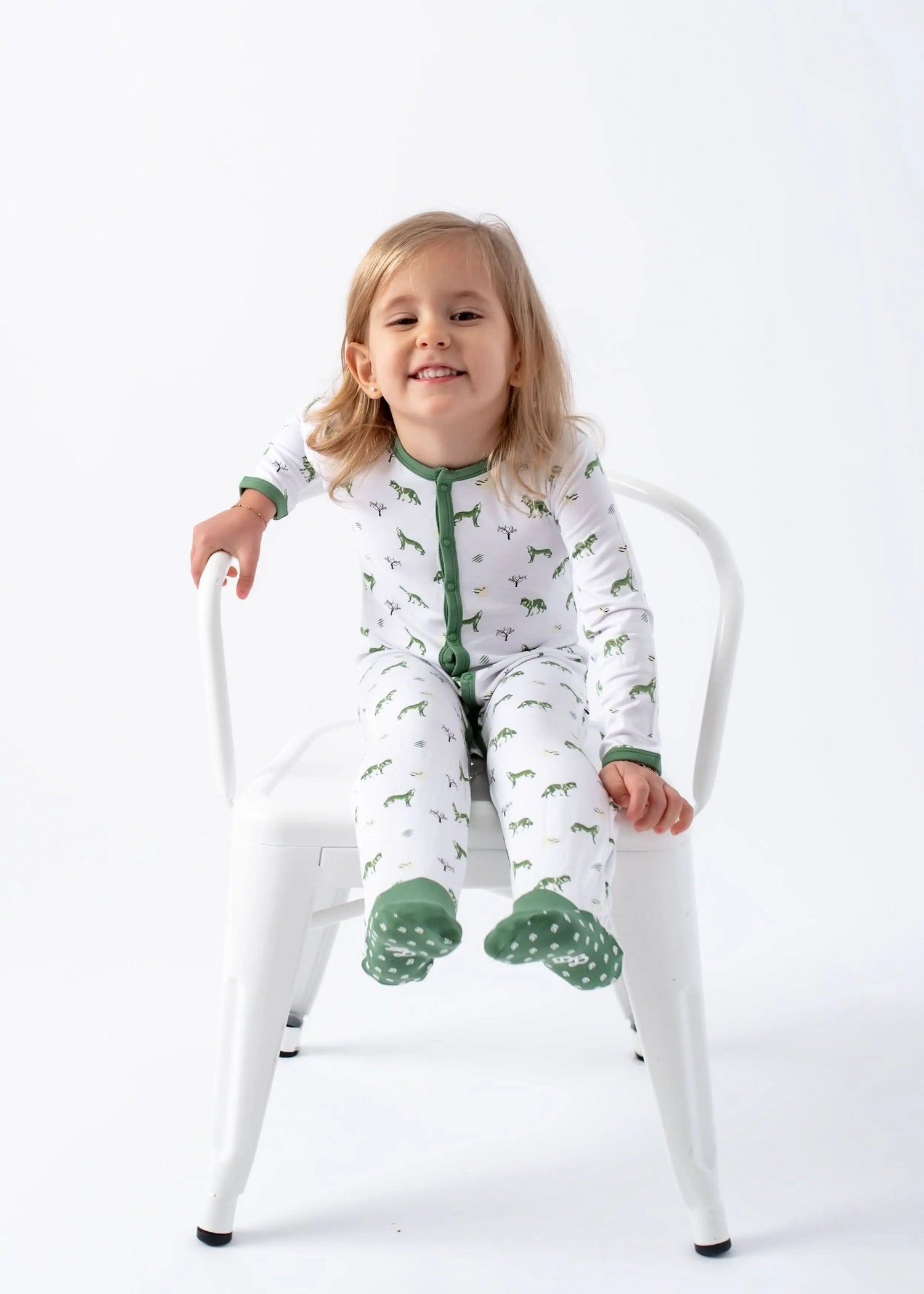 Bubble Baby Wolf | Snap Footie - 