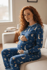 Dreamlet Women's Long Sleeve PJ - Blue - 