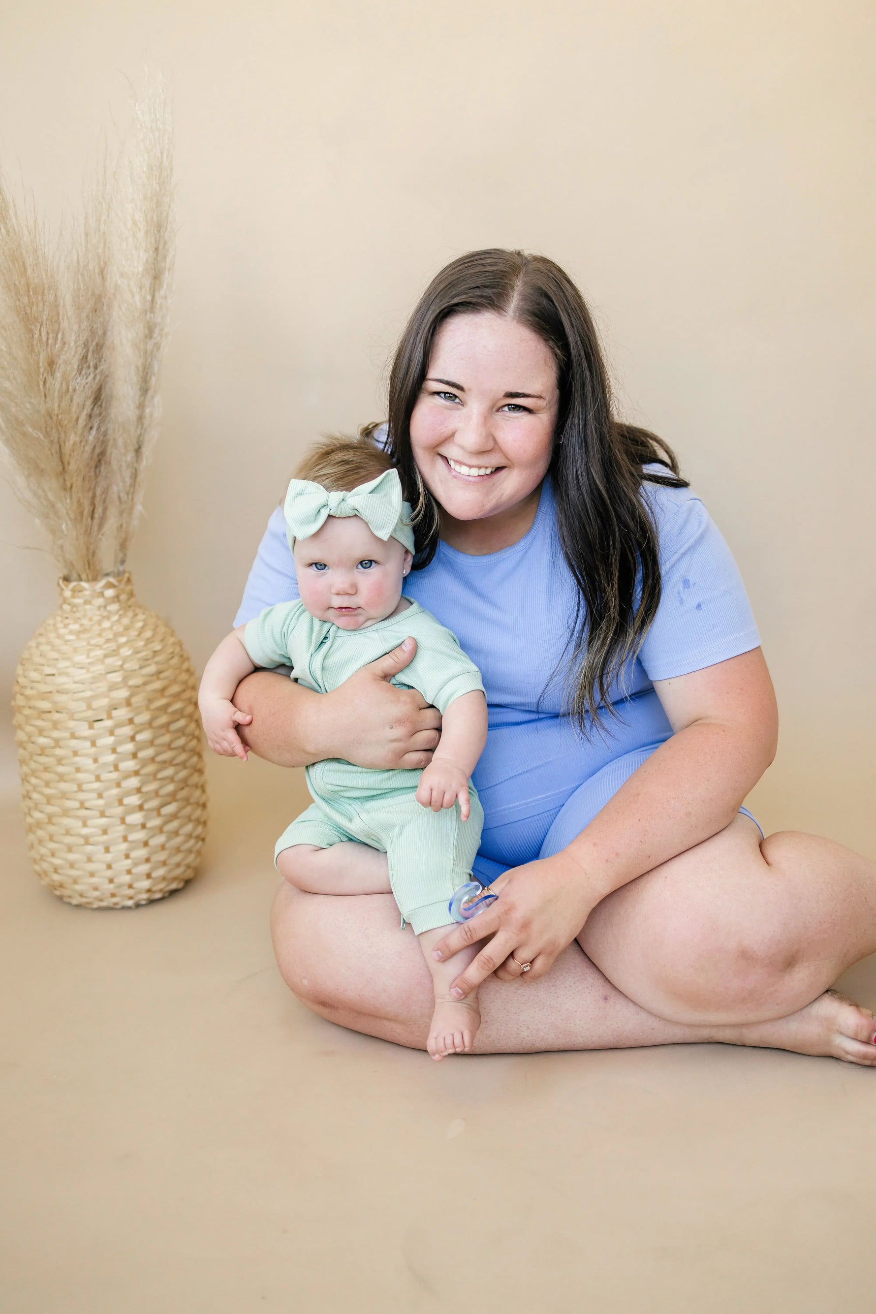 Little Joy Co. Womens Bamboo Ribbed Pajama Top and Bottom Separates - Apparel & Accessories > Clothing > Sleepwear & Loungewear > Pajamas