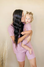 Little Joy Co. Womens Bamboo Ribbed Pajama Top and Bottom Separates - Apparel & Accessories > Clothing > Sleepwear & Loungewear > Pajamas