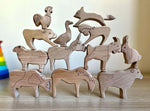 Kidodido Wooden Farm Animals Play Set For Creative Kids Craft - Toys & Games > Toys > Activity Toys