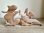 Kidodido Wooden Ocean Animals Set Montessori Educational Toy - Baby & Toddler > Baby Toys & Activity Equipment > Baby Activity Toys