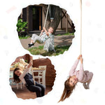 Goodevas Wooden Rope Swing for Kids - Versatile Goodevas Disc Rope Swing for Indoor and Outdoor Play - Baby & Toddler > Baby Toys & Activity Equipment > Baby Jumpers & Swings > Baby Swings Single Swing