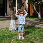 Goodevas Wooden Rope Swing for Kids - Versatile Goodevas Disc Rope Swing for Indoor and Outdoor Play - Baby & Toddler > Baby Toys & Activity Equipment > Baby Jumpers & Swings > Baby Swings Single Swing