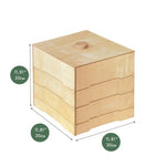 Goodevas Wooden Storage Sorter for Constructor with Four Compartment Design - Furniture Lego Storage