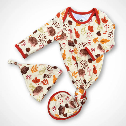 Woodland Whimsy Newborn Bamboo Gown Gift Set Kolorful Everetts Place: Online Boutique 39.00