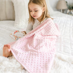 Minky Baby Blanket Woodland Tribe Pink by Honey Lemonade at Everetts Place