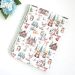 Minky Baby Blanket Woodsy Woodland by Honey Lemonade at Everetts Place
