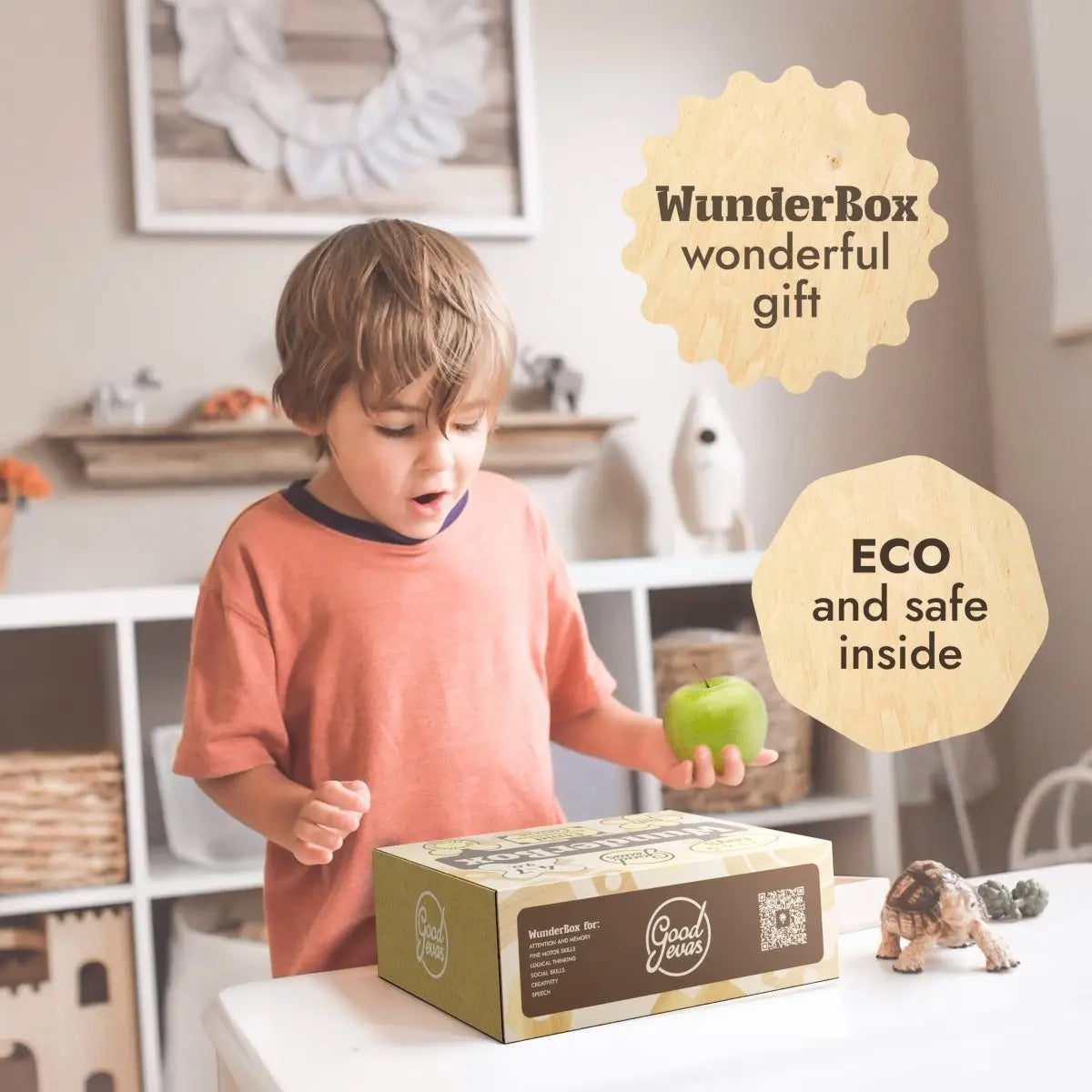 WunderBox Developmental Gift Set for Kids Aged 4 to 7 with Educational Toys Goodevas Everetts Place: Online Boutique