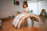 Kidodido XL Climbing Arch Rocker And Map Pattern Cushion Set - Baby & Toddler > Baby Toys & Activity Equipment > Baby Activity Toys Climbing Arch and Rockers